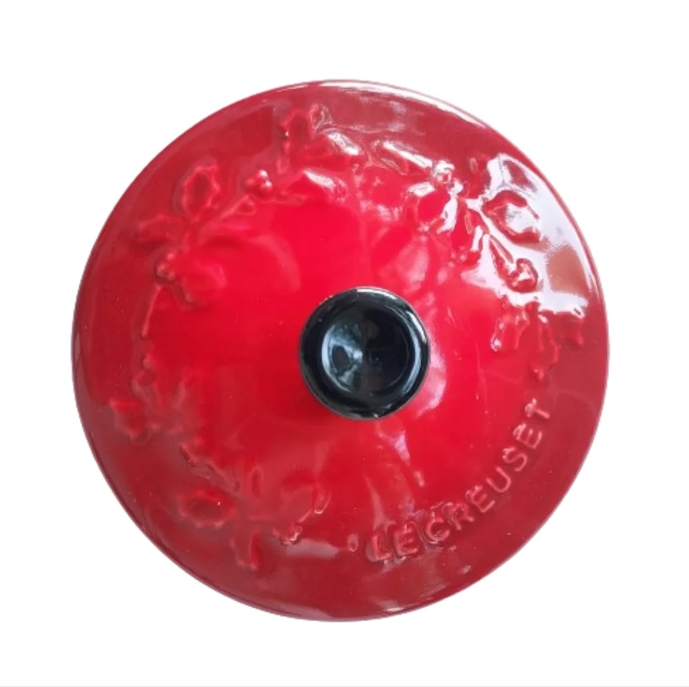Le Creuset NEW Mini Red Cocotte Stoneware Casserole with Cover